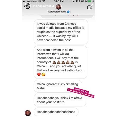 dolce gabbana china hacked messages